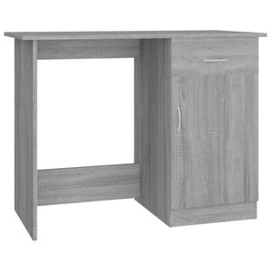 vidaXL St&ocirc;l siv&yacute; sonoma 100x50x76 cm spracovan&eacute; drevo