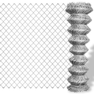 vidaXL Dr&ocirc;ten&eacute; pletivo, pozinkovan&aacute; oceľ 25x1 m, strieborn&eacute;