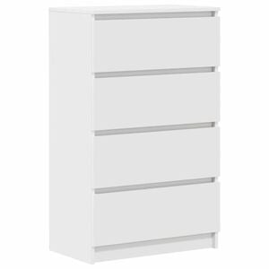 vidaXL Komoda, biela 60x35x98,5 cm, kompozitn&eacute; drevo