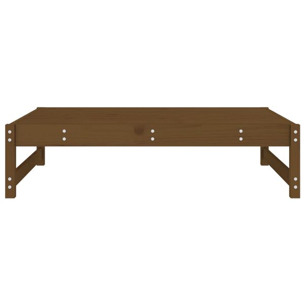 vidaXL Záhradná podnožka medová 120x80 cm masívna borovica