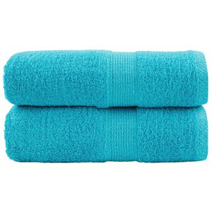 vidaXL Pr&eacute;miov&eacute; um&yacute;vacie utierky SOLUND 2 ks tyrkysov&eacute; 30x30 cm 600 g/m&sup2;