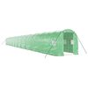 vidaXL F&oacute;liovn&iacute;k s oceľov&yacute;m r&aacute;mom zelen&yacute; 48 m&sup2; 24x2x2 m
