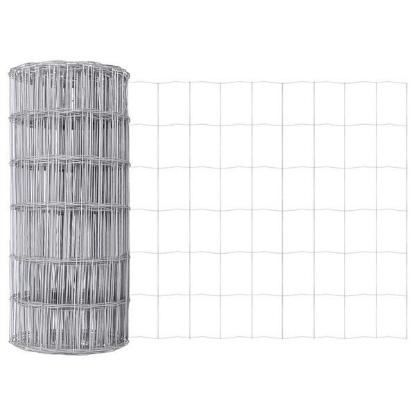 vidaXL Euro plot 0,4 x 10 m Železo potiahnuté PVC