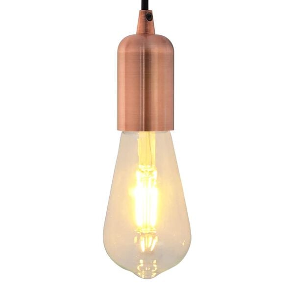 VidaXL držiaky l&aacute;mp 2 ks červen&yacute; bronz E27