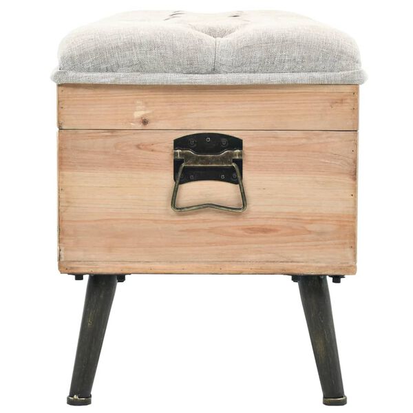 vidaXL &Uacute;ložn&aacute; lavička 110 cm mas&iacute;vne jedľov&eacute; drevo