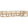 vidaXL Z&aacute;hradn&aacute; s&uacute;prava gaučov 5 pcs Biela 325 x 166,5 x 73 cm