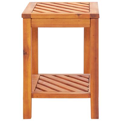 vidaXL Bočný stolík 45x33x45 cm masívne akáciové drevo