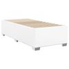 vidaXL Boxspring posteľ s matracom biela 90x200 cm umel&aacute; koža