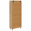 vidaXL Highboard so z&aacute;suvkou 2 pcs Remeseln&yacute; dub Kompozitn&eacute; drevo