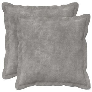 vidaXL Podložka 2 ks HOUTEN Svetlosiv&aacute; 30 x 30 cm Mikrovl&aacute;kno fleece