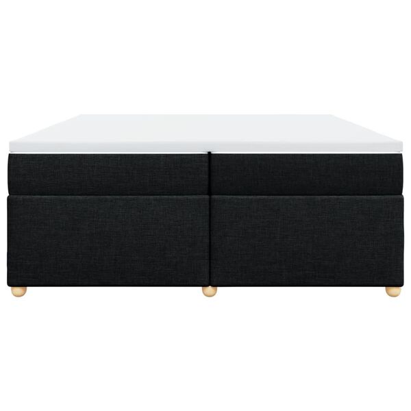 vidaXL Boxspring posteľ s matracom čierna 200x200 cm l&aacute;tka