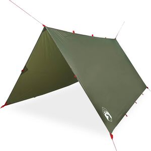 vidaXL Kempingov&aacute; plachta olivovo zelen&aacute; 306x306 cm vodotesn&aacute;