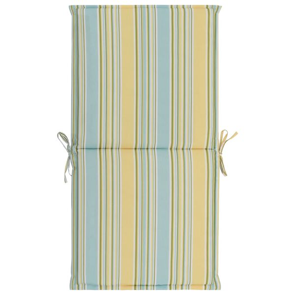 vidaXL Podložky na z&aacute;hradn&eacute; stoličky 2 ks viacfarebn&eacute; 100x50x3 cm