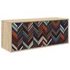 vidaXL N&aacute;stenn&yacute; TV kabinet OMMEN 102 x 33 x 40 cm Dub sonoma