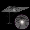 vidaXL Roma Parasol Antracit 286 x 285 x 270 cm Hliník a polyester