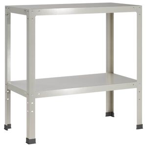 vidaXL Stol&iacute;k na pres&aacute;dzanie 100 x 40 x 80 cm Nehrdzavej&uacute;ca oceľ