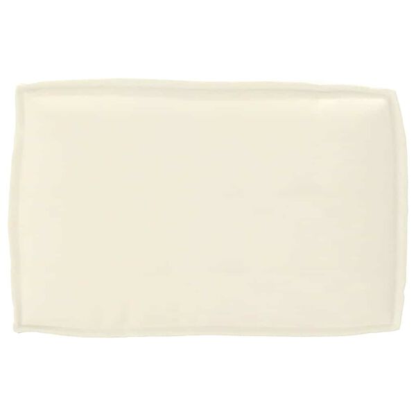 vidaXL Vankúš na paletové operadlo s vankúšom Krémová 60 x 40 x 12 cm