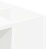 vidaXL St&ocirc;l Biela 109 x 50 x 78 cm Kompozitn&eacute; drevo