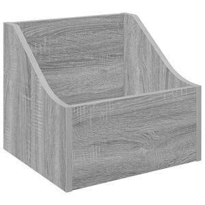vidaXL Box na LP platne Siv&yacute; Sonoma 37 x 33 x 32 cm Kompozitn&eacute; drevo