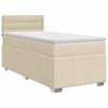 vidaXL Posteľ boxspring s matracom Kr&eacute;mov&aacute; 100 x 200 cm L&aacute;tka