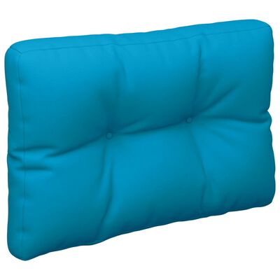 vidaXL Podložka na paletový nábytok, modrá 50x40x12 cm, látka