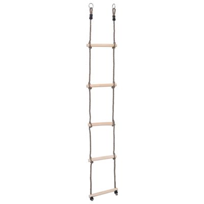 vidaXL 5-stupňový rebrík 210 cm masívne borovicové drevo