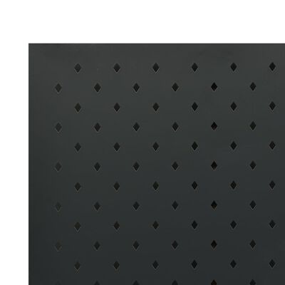 vidaXL 5-panelové paravány 2 ks čierne 200x180 cm oceľ
