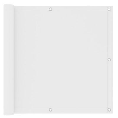 vidaXL Balkónová markíza, biela 90x300 cm, oxfordská látka