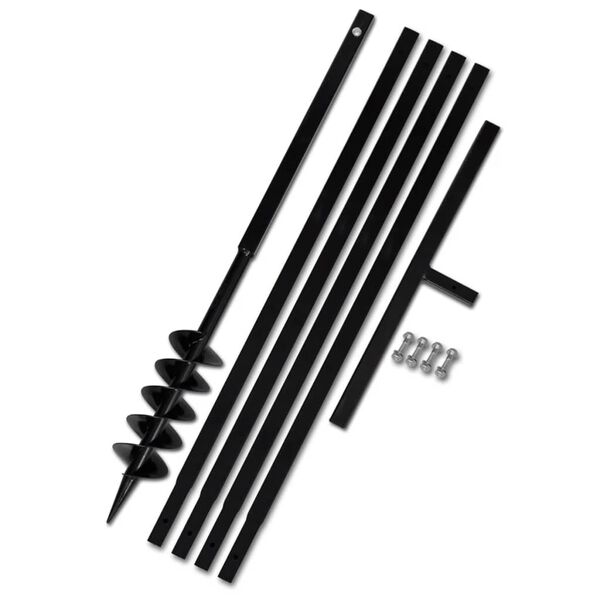 Zemn&aacute; vŕtačka 100mm s rukov&auml;ťou a 5 m oceľovou predlžovacou r&uacute;rkou