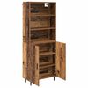 vidaXL Highboard Star&eacute; drevo 69,5 x 34 x 180 cm