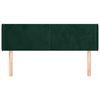 vidaXL Čelo postele so z&aacute;hybmi zelen&yacute; 147x16x78/88 cm zamat