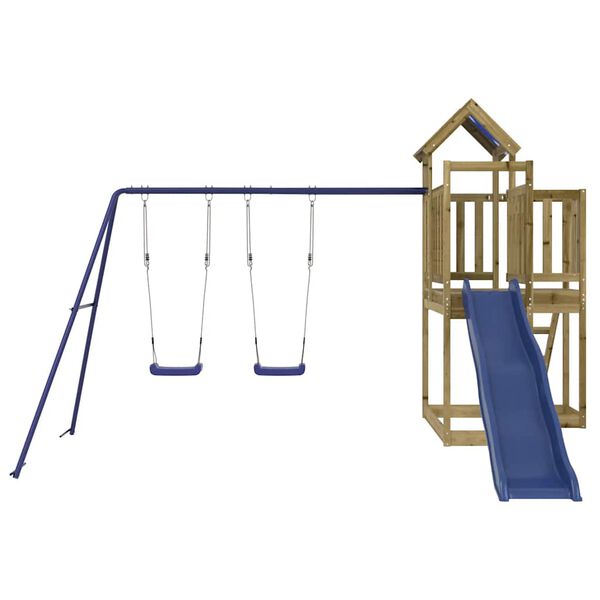 vidaXL Vonkaj&scaron;ia s&uacute;prava na hranie impregnovan&aacute; borovica