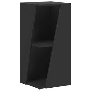 vidaXL Bočn&aacute; polica Čierna 33 x 32 x 70,5 cm Kompozitn&eacute; drevo