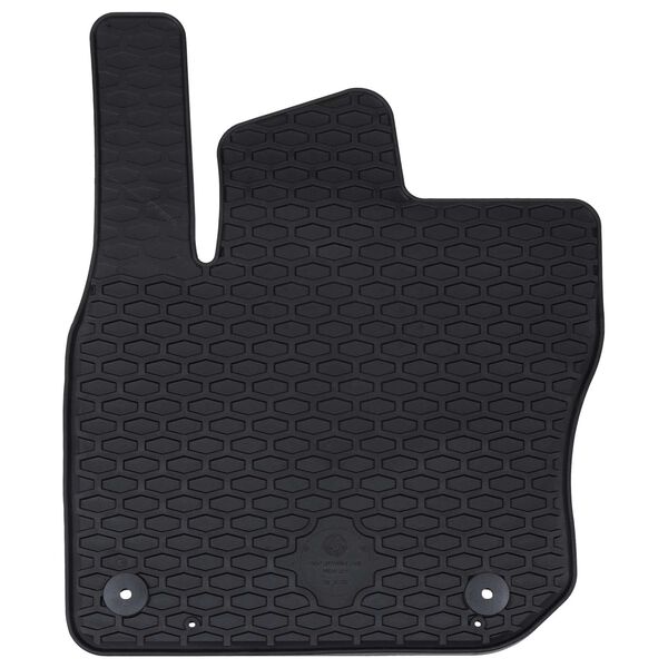 vidaXL Autokoberec 4 pcs Čierna VW TIGUAN TDI Guma