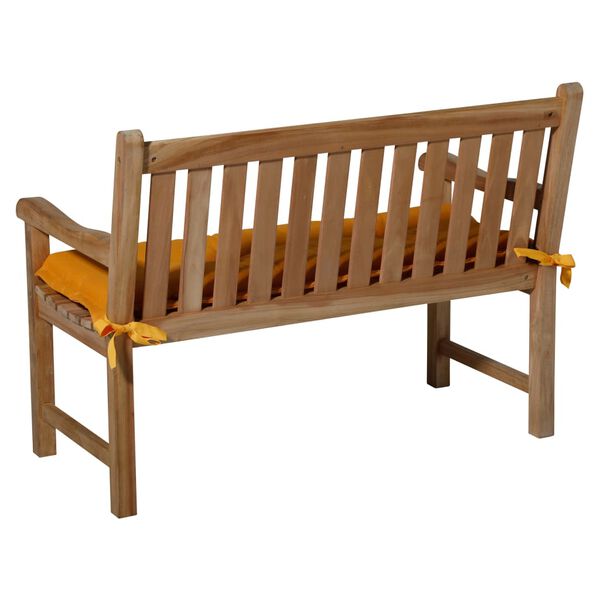 Madison Podložka na lavičku Panama 180x48 cm zlat&aacute; žiariv&aacute;