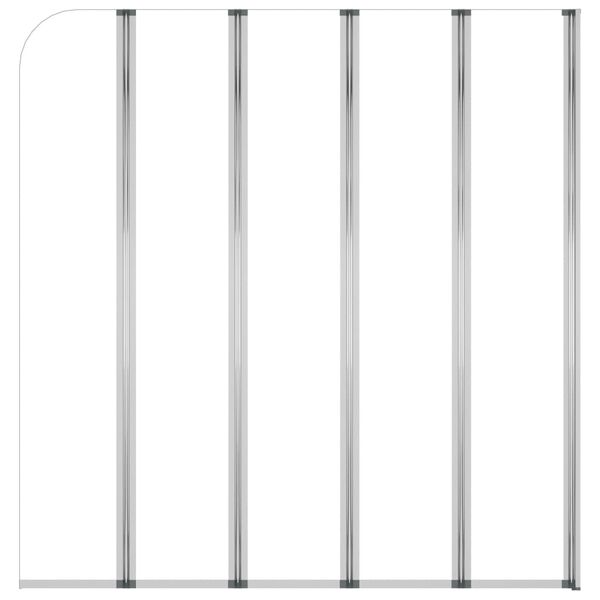 vidaXL Sprchová zástena 120x140 cm tvrdené sklo priehľadná