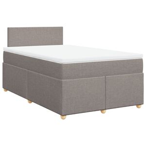 vidaXL Boxspring posteľ s matracom sivohned&yacute; 120x200 cm l&aacute;tka