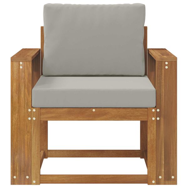 vidaXL Vonkaj&scaron;ia pohovka Mas&iacute;vne ak&aacute;ciov&eacute; drevo a polyester