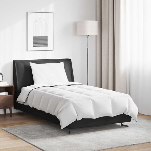 vidaXL Zimn&yacute; prehoz s vank&uacute;&scaron;om 2 pcs Biela Husacia perie