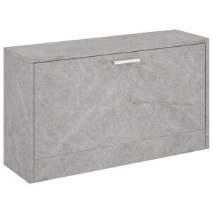 vidaXL Lavica na top&aacute;nky bet&oacute;nov&aacute; siv&aacute; 80x24x45 cm spracovan&eacute; drevo