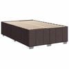 vidaXL Boxspring posteľ s matracom tmavohned&aacute; 120x190 cm l&aacute;tka