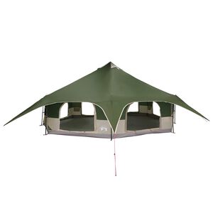 vidaXL Rodinn&yacute; stan Zelen&aacute; Pre 18 os&ocirc;b 185T Polyester s PU n&aacute;terom