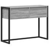 vidaXL Koncov&yacute; st&ocirc;l Siv&yacute; Sonoma 100 x 36 x 75 cm Kompozitn&eacute; drevo