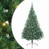 vidaXL Umel&yacute; predsvieten&yacute; vianočn&yacute; stromček Zelen&aacute; 240 cm PVC