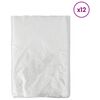 vidaXL Prachov&aacute; f&oacute;lia 12 ks Priehľadn&aacute; 400 x 500 cm HDPE