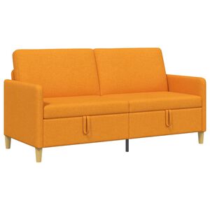 vidaXL Sofa s &uacute;ložn&yacute;m priestorom Tmav&aacute; žlt&aacute; 172 x 78 x 87 cm Polyester