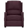 vidaXL Masážne kreslo, fialové, látka