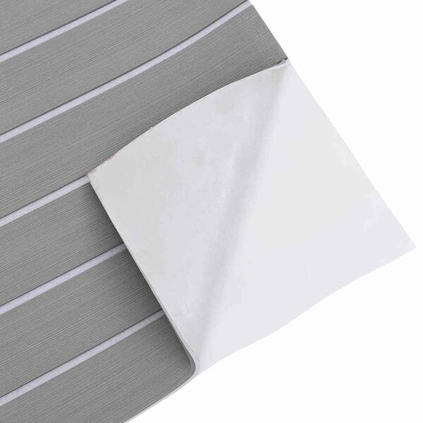 vidaXL Podlaha na loď Svetlo šedá a biela 240 x 90 cm EVA pena