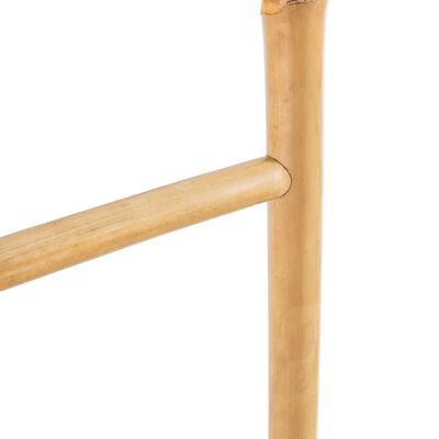 vidaXL Rebrík na uteráky s 5 priečkami, bambus, 150 cm