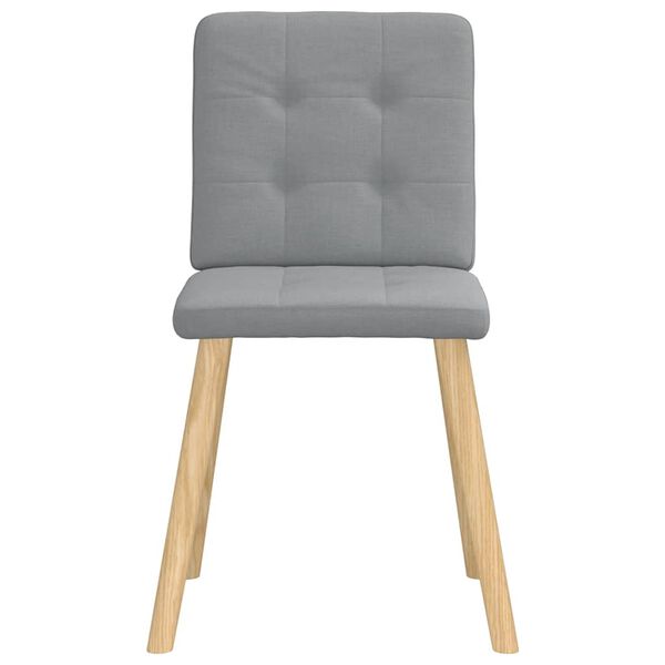 vidaXL Jed&aacute;lensk&eacute; stoličky 2 ks bledosiv&eacute; l&aacute;tkov&eacute;